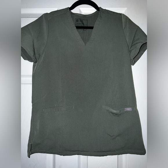 Figs moss green scrub top - Picture 1 of 2